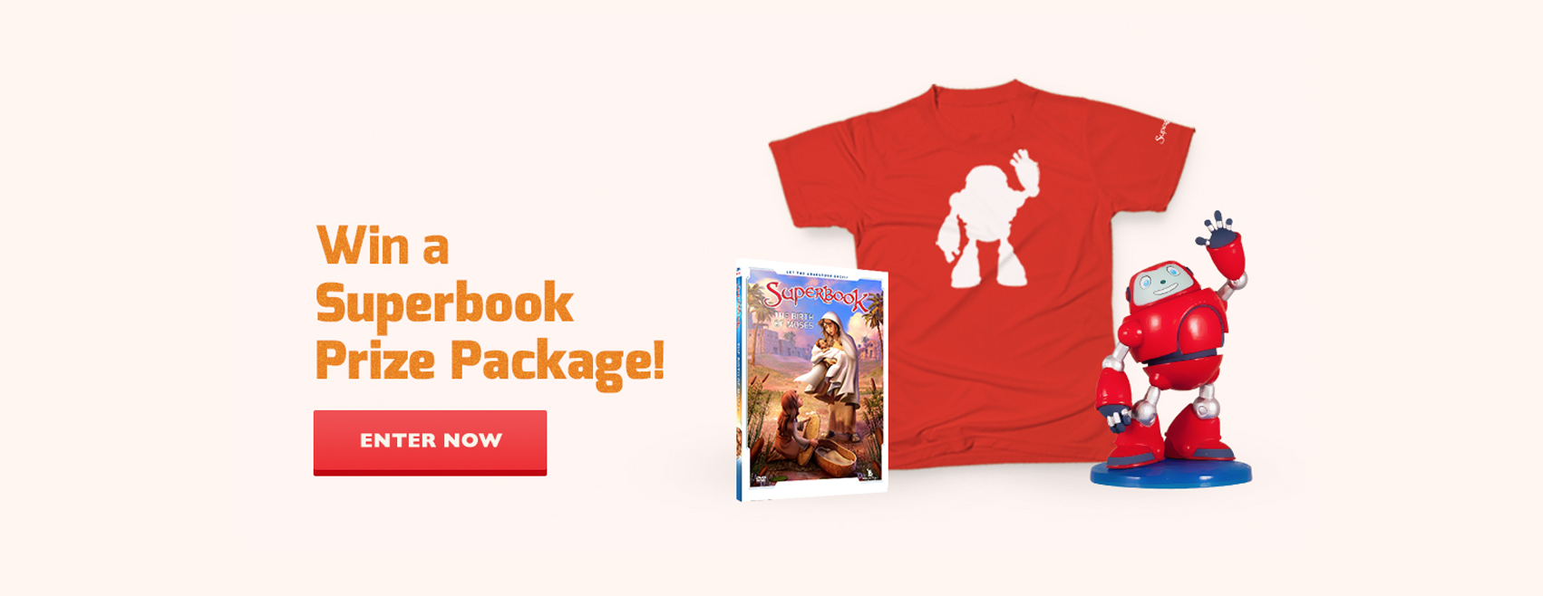 Win a Superbook DVD, Figurine, and T-Shirt!